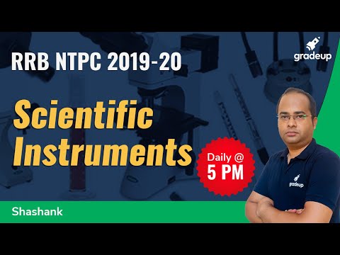 Scientific Instruments | RRB NTPC 2020 Exam | General Awareness | Shashank | Gradeup