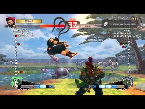 galtu [Akuma] vs. okimi_ [Ibuki] - PSN SSF4 Arcade Edition