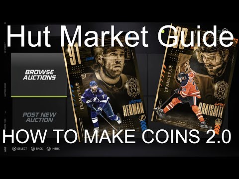 NHL 21 Hut Market Guide -  HOW TO MAKE COINS 2.0