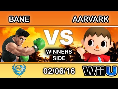 Peoples Champ - PC | Bane (Little Mac) Vs. A2 SA | Aarvark (Villager) Winners Side - Smash Wii U