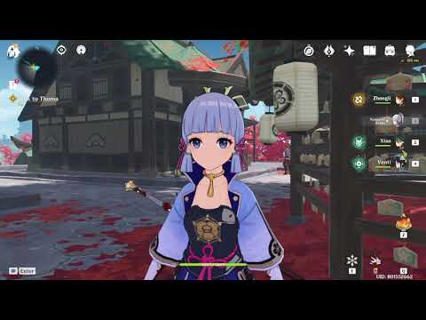 Ayaka Moveset - Genshin Impact #Shorts