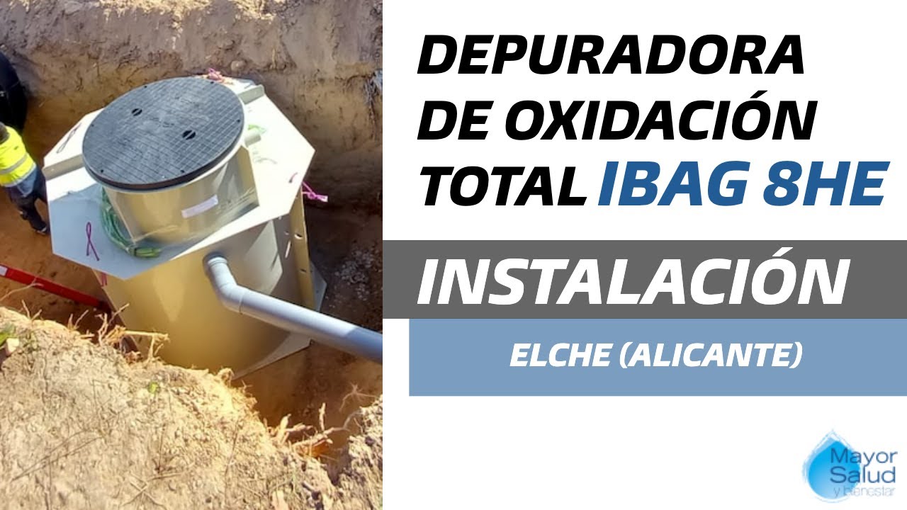 Instalación depuradora de oxidación total | iBag 8HE | Elche (Alicante)