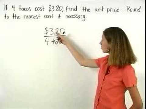 Unit Price - MathHelp.com - Pre Algebra Help