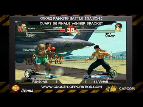 Gnouz RB1S3 - SSF4 - Renegad vs Starnab Part 2