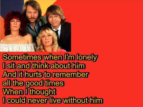 ABBA-Angeleyes (Lyrics)