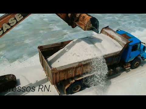 Extração do sal marinho -  Salinas mecanizadas