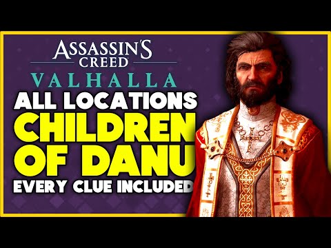 Assassins Creed Valhalla - All CHILDREN OF DANU Locations // MYTHIC SPEAR REWARD!