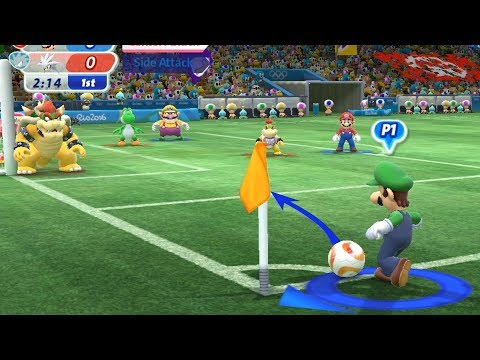 Mario and Sonic at The Rio 2016 Olympic Games  #Football  | Team Mario vs Team Sliver #13
