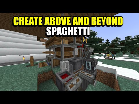 Ep18 Spaghetti - Minecraft Create Above and Beyond Modpack
