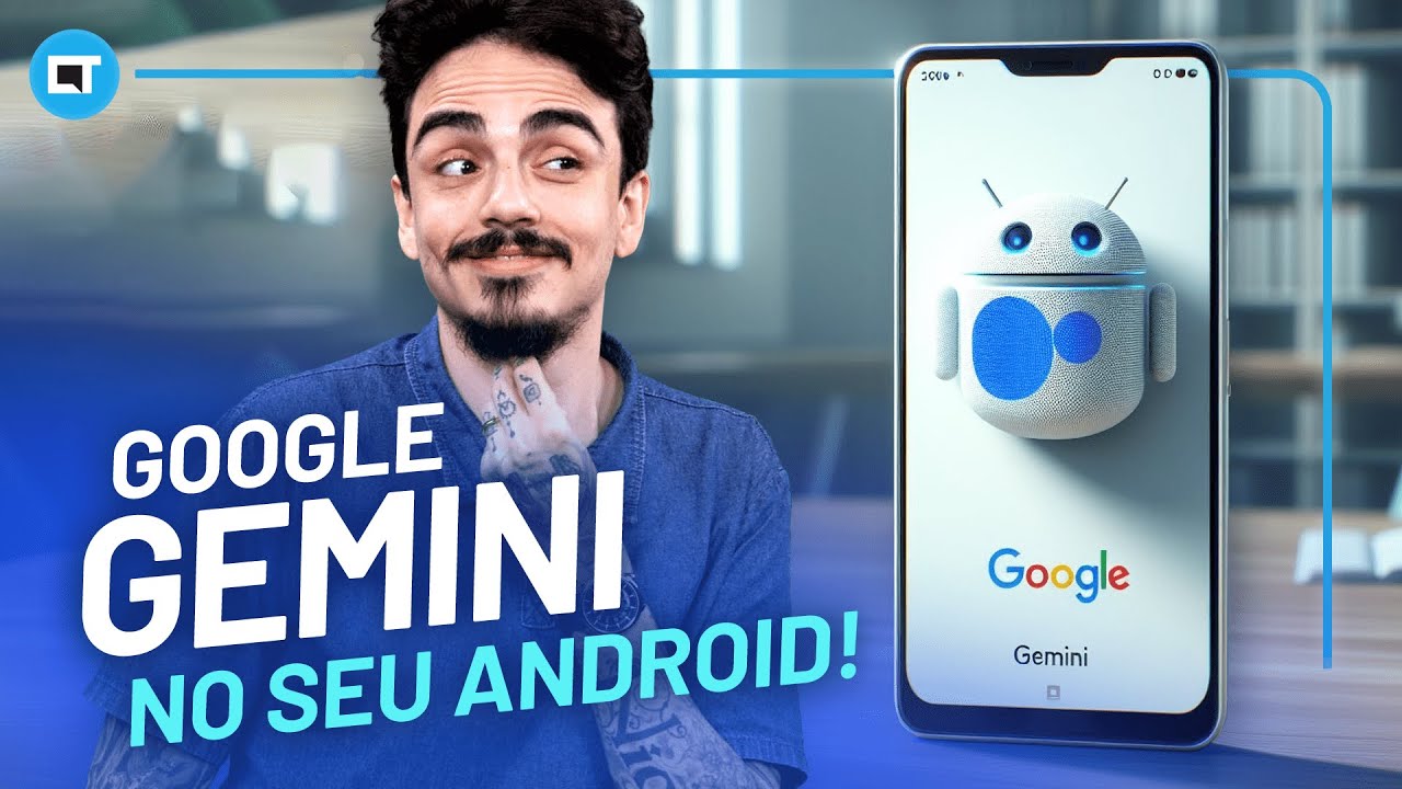 Como acessar o GOOGLE GEMINI no seu celular Android, o NOVO Google Assistente