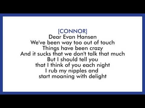Dear Evan Hansen-Sincerely Me