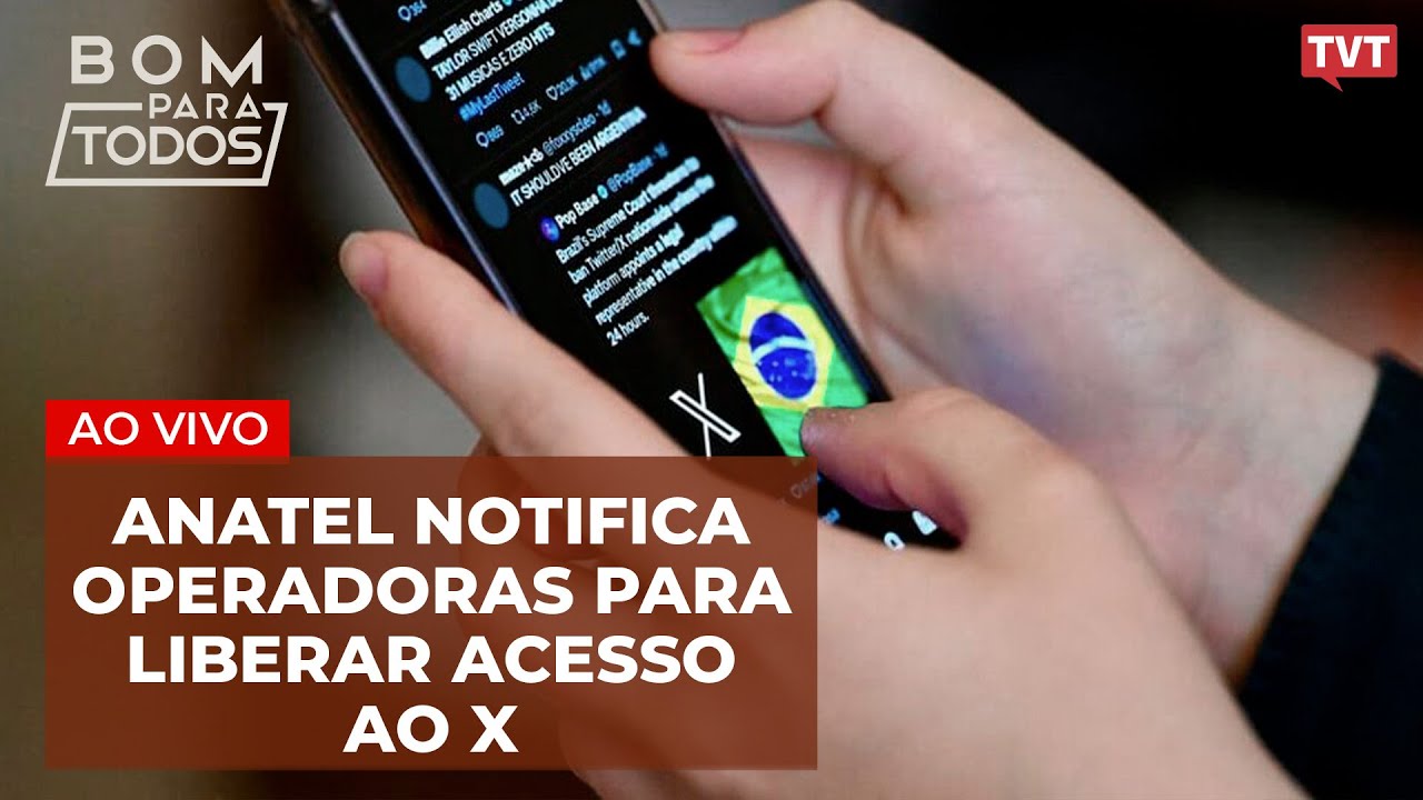 #AOVIVO Anatel notifica operadoras para volta do X | Senado aprova criação de CPI das bets | 09/10