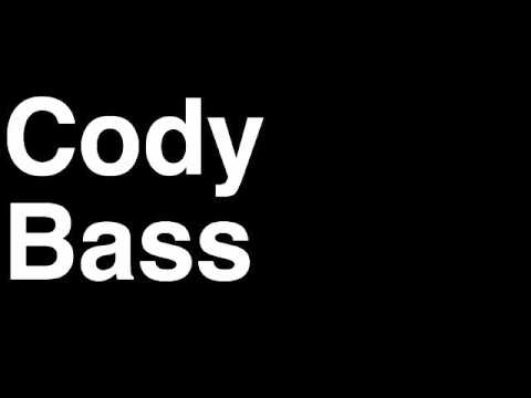 How to Pronounce Cody Bass Columbus Blue Jackets NHL Hockey Player Runforthecube