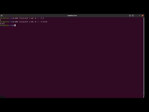 cut | Linux | Command Line