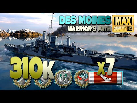 Cruiser Des Moines: Aggressive enemies deleted - World of Warships