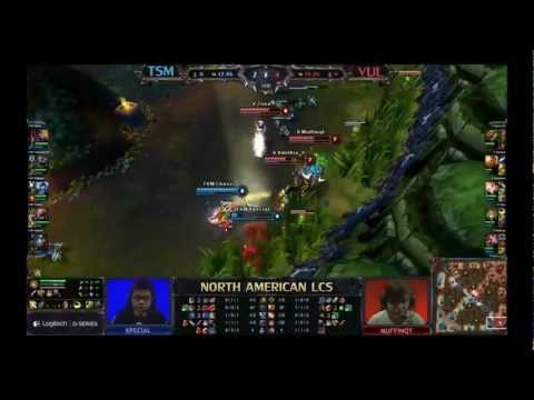 LoL - LCS -  TeamSoloMid vs Vulcan Full Game