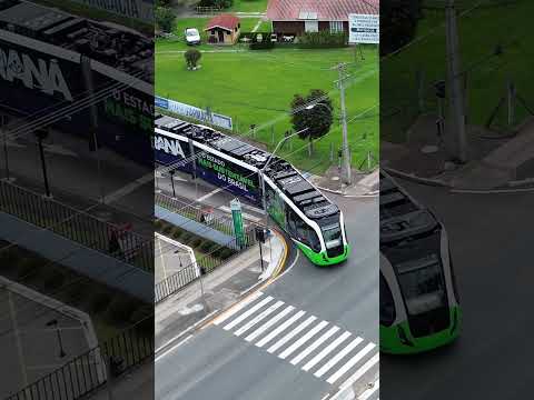 Seguindo o BUD entre Terminal São Roque (Piraquara) e Rod. Dep. João Leopoldo Jacomel | Drone