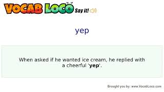 Video thumbnail for yep