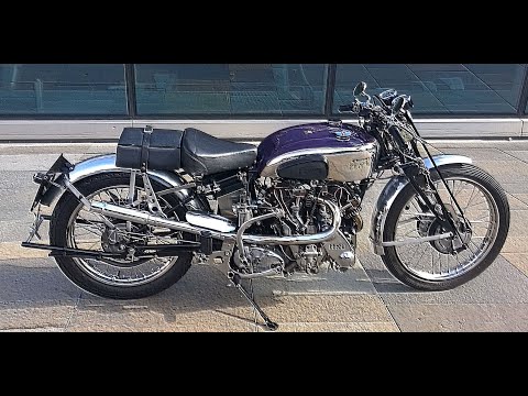 Starting a 1937 Vincent HRD Series A Rapide