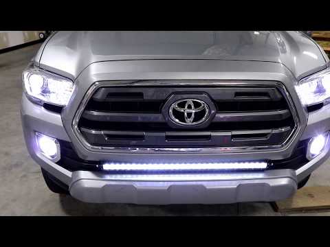 Rigid Industries Toyota Tacoma LED Light Bar Install SR Series 30" #HardRacing #RigidIndustries