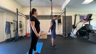 Hands Clasped Behind Back Stretch thumbnail