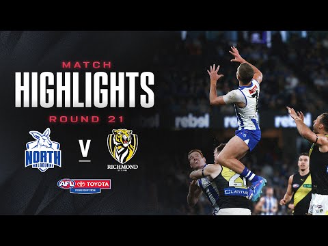 North Melbourne v Richmond Highlights | Round 21, 2024 | AFL