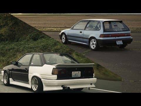 AE86 vs Honda Civic | Autocross