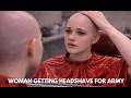Woman Getting Forced Headshave For Army