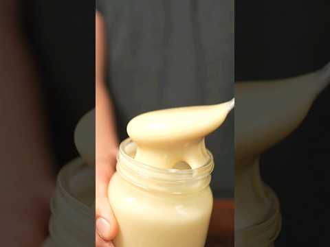 Homemade Sweetened condensed milk. full video on my channel! #milk #baking