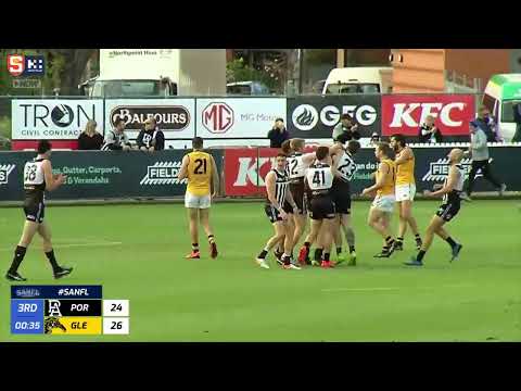 Rd 12 SANFL Snapshot - Port's Matthew Lobbe comes back with a mark & goal