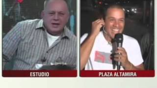 Cabeza'e Mango se fue a la plaza Altamira este lunes en la noche