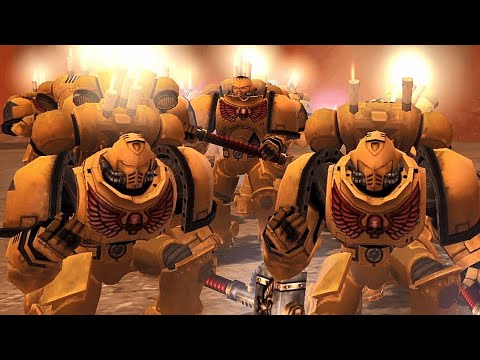 Unification Mod | Imperial Fists & Steel Legion vs Chaos! - Warhammer 40K: Dawn of War: Soulstorm
