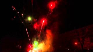 preview picture of video 'Silvesterfeuerwerk 2014/2015 in Neubrandenburg (Datzeberg)'