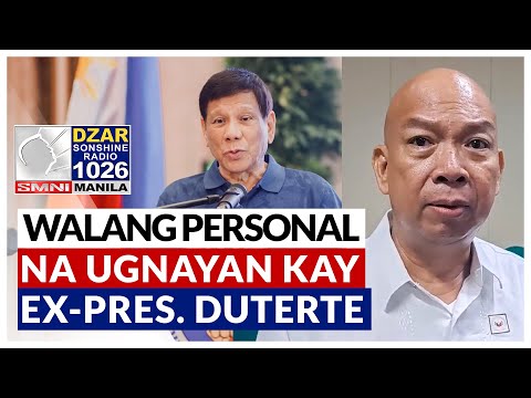 Former PDEA agent Morales, walang personal na ugnayan kay dating Pang. Duterte