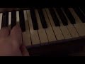 Me Playing Sesame Street Nighttime Music From 1995 On The Piano