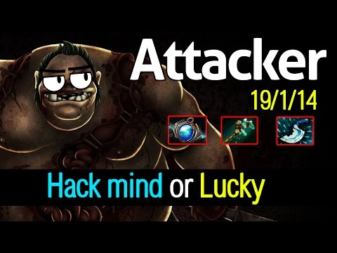 !Attacker - Dota 2 - Patch 6.87 : Pudge - [Middle] Hack mind or Lucky