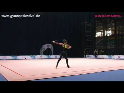 Victoria Mazur Clubs Podium Training - WC Tashkent 2017