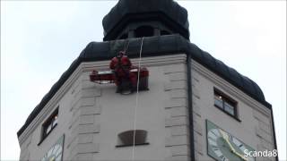 preview picture of video '150 Jahre Freiwillige Feuerwehr Wemding - Höhenrettung'