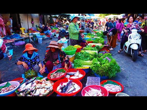 Food Rural TV, Best Cambodian Street Food @  Market​​ - Fish, Chicken, Pork, Beef & More