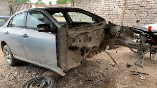 Major Front End Rebuild of Toyota Corolla | Full Dismantle Process