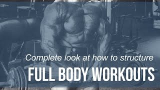 How I structure fullbody workouts