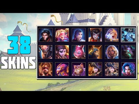 Smite 9.5 - all 38 Battle pass skins
