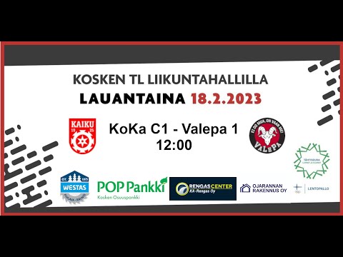 Kosken Kaiku C-pojat 18.2.2023 pooli 6C Koka C1-Valepa 1 12:00