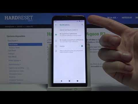 How to Enable Do Not Disturb Mode on SHARP Aquos R2 – Customize Do Not Disturb Mode