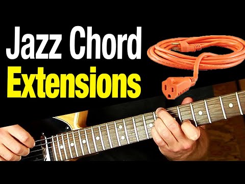 Jazz Guitar Extended Chords (Adding Extensions to Shell Voicings)