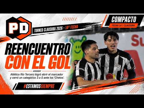 CLAUSURA 2026 - 14ª FECHA - ATL. RÍO TERCERO 3 - ATL. INDEPENDIENTE 0 - EL COMPACTO