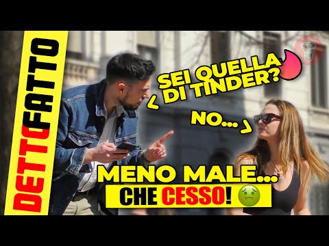 "Abbiamo matchato su Tinder? No?... Meno Male!" - Detto Fatto Ep.37 - [Candid Camera] - theShow