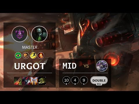 Urgot Mid vs Kassadin - BR Master Patch 10.5