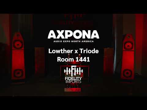 Lowther Edilia Speakers & New Acousta Corner Horn Shine at Axpona Chicago
