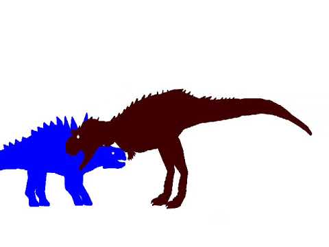 Dinosaur Battle - Edmontonia vs Carnotaurus